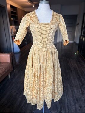 Gold Elizabeth Swann Inspired Costume- Handmade